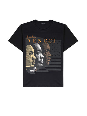 VENCCI FREEDOM COMBED COTTON TEE
