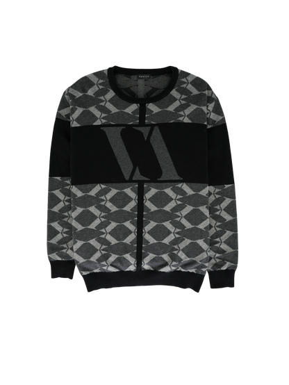 VENCCI MONOGRAM VV SWEATER
