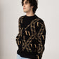 VENCCI VV Cardigan Signature Monogram