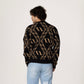 VENCCI VV Cardigan Signature Monogram