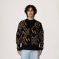 VENCCI VV Cardigan Signature Monogram