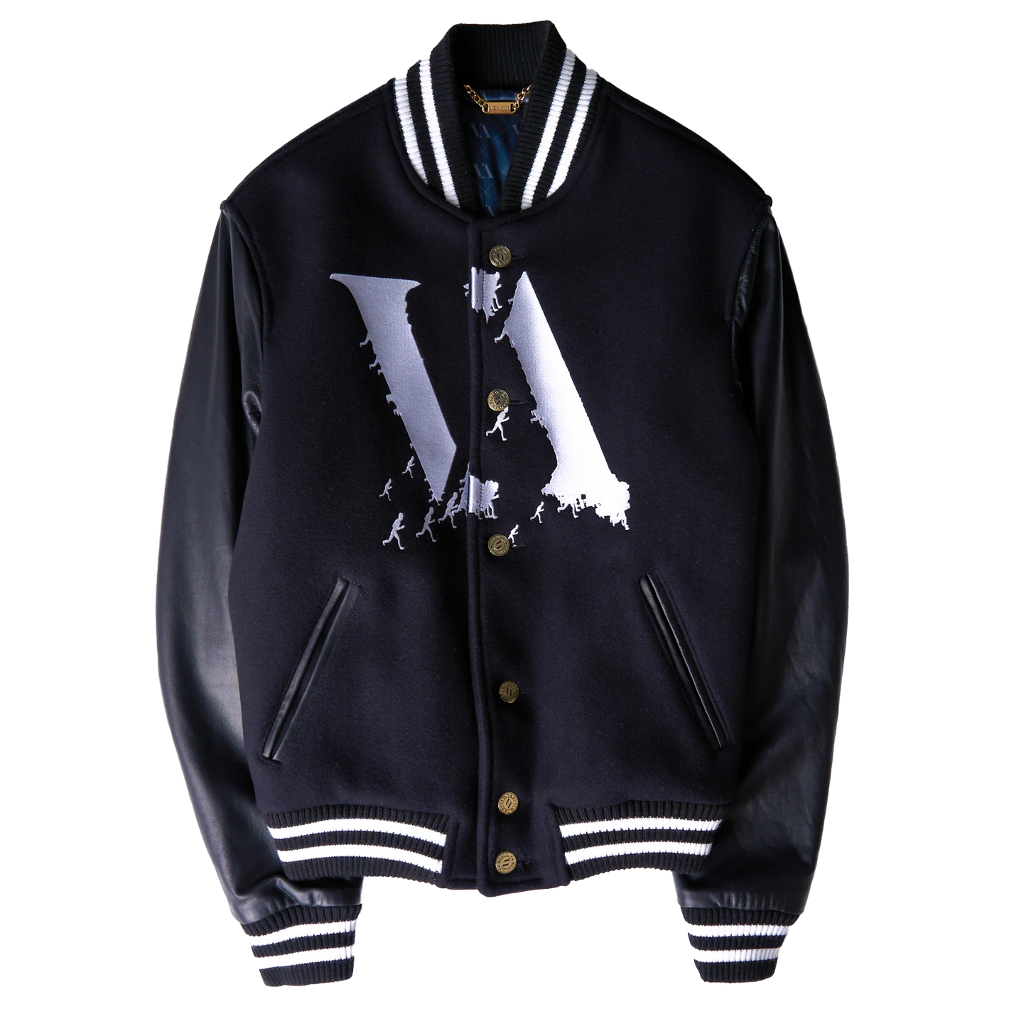 VENCCI MOVE College Jacket in Italian Wool