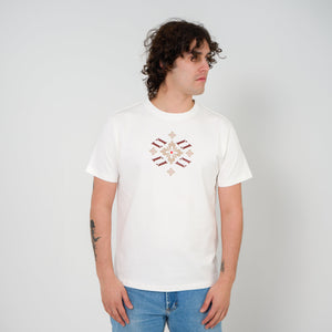 VENCCI Floral VV Monogram Tee