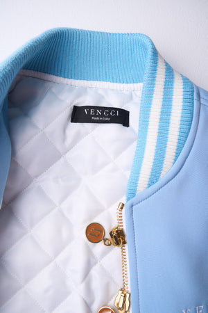VENCCI Italian Baby Blue Jacket