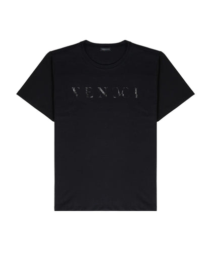 VENCCI VINTAGE GRAPHIC COMBED COTTON TEE