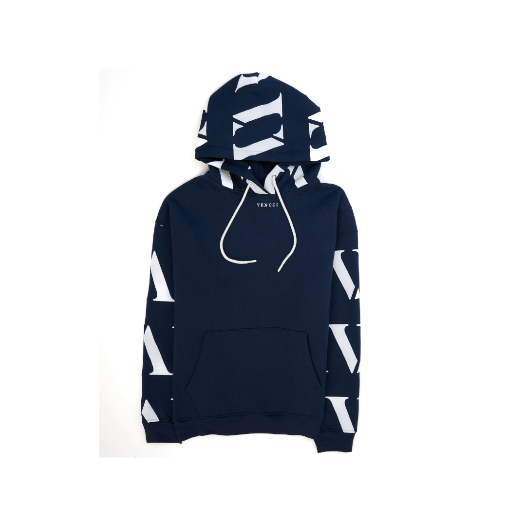 INTRICATE VV EMBROIDERY MONOGRAM