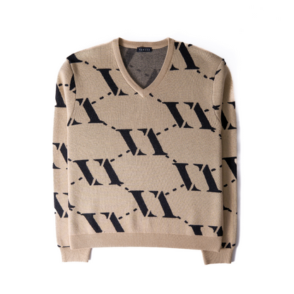 VENCCI VV Houndstooth Sweater